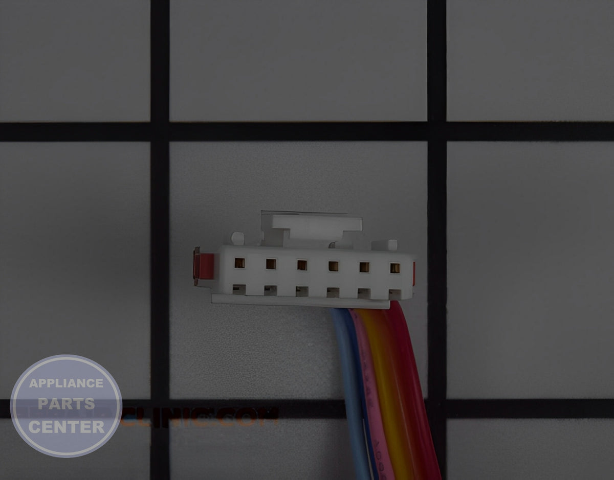 Samsung Refrigerator Drawer Display Wire Harness DA96-00641B - Side view with precise measurements