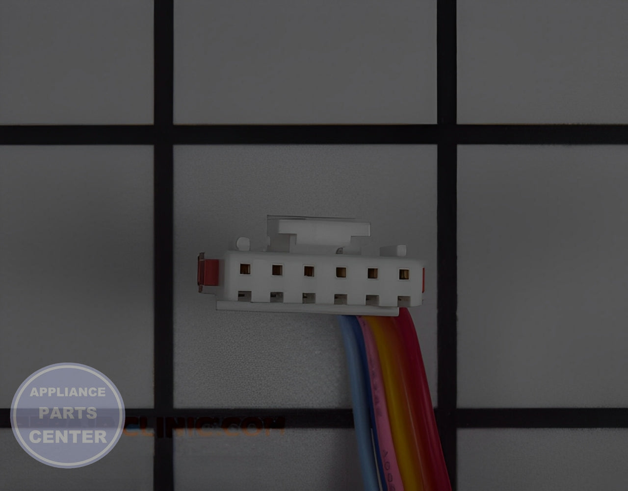 Samsung Refrigerator Drawer Display Wire Harness DA96-00641B - Side view with precise measurements