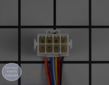 Samsung Refrigerator Drawer Display Wire Harness DA96-00641B - Installation in specific model showing key mounting points