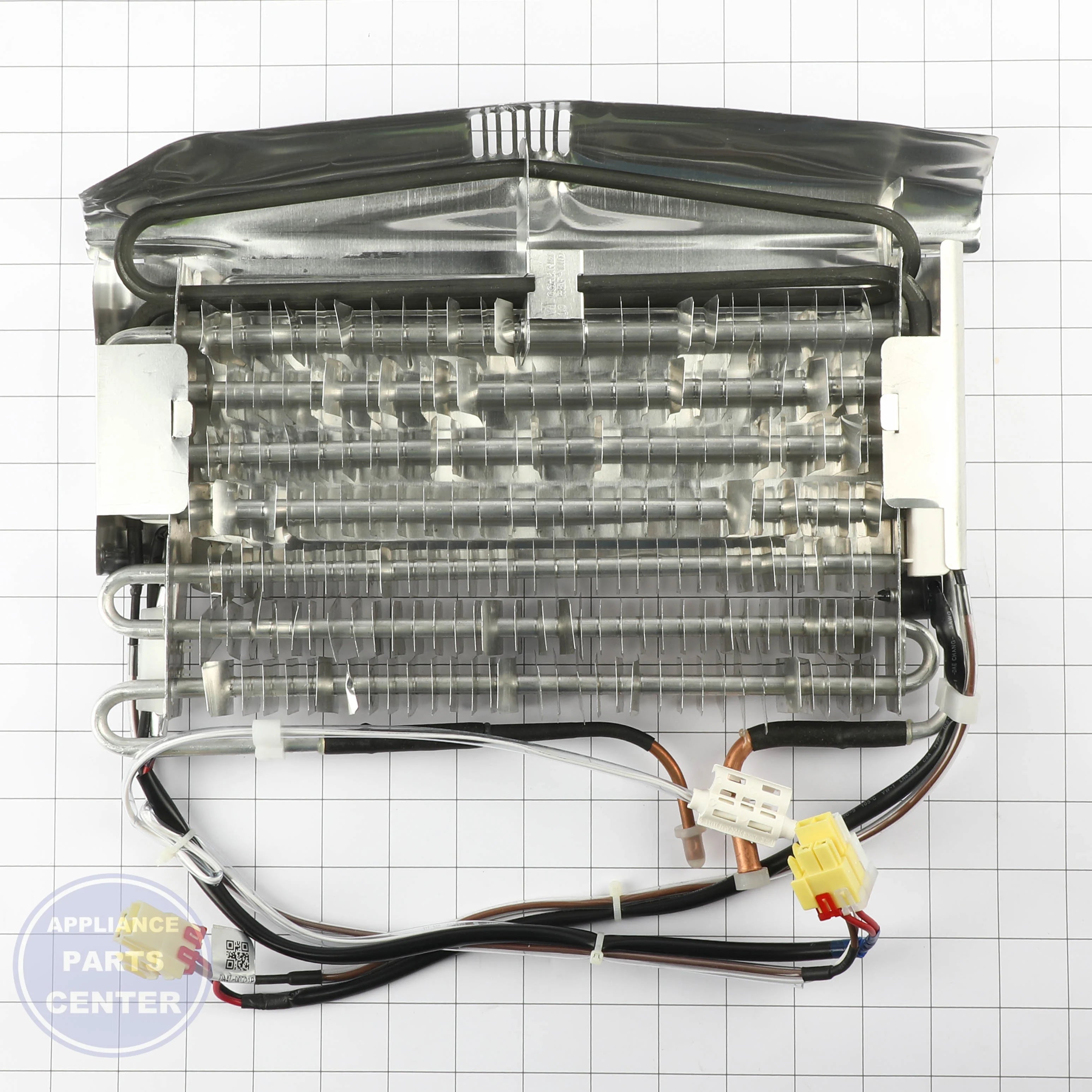 SAM ASSY EVAP-REF;POLARIS-PJT,FIN PIPE,A1070 - Installation in SAM model showing key mounting points