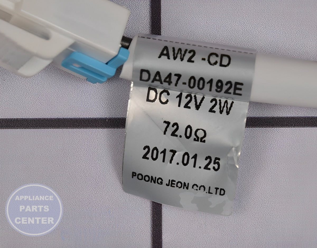 Samsung Refrigerator Water Pipe Freezer Assembly DA97-00209Z - Detailed view of the Heating Element