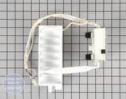 SAMSUNG REFRIGERATOR ICE MAKER ASSEMBLY DA97-00258C - Main view showing ice cube production for SAMSUNG models