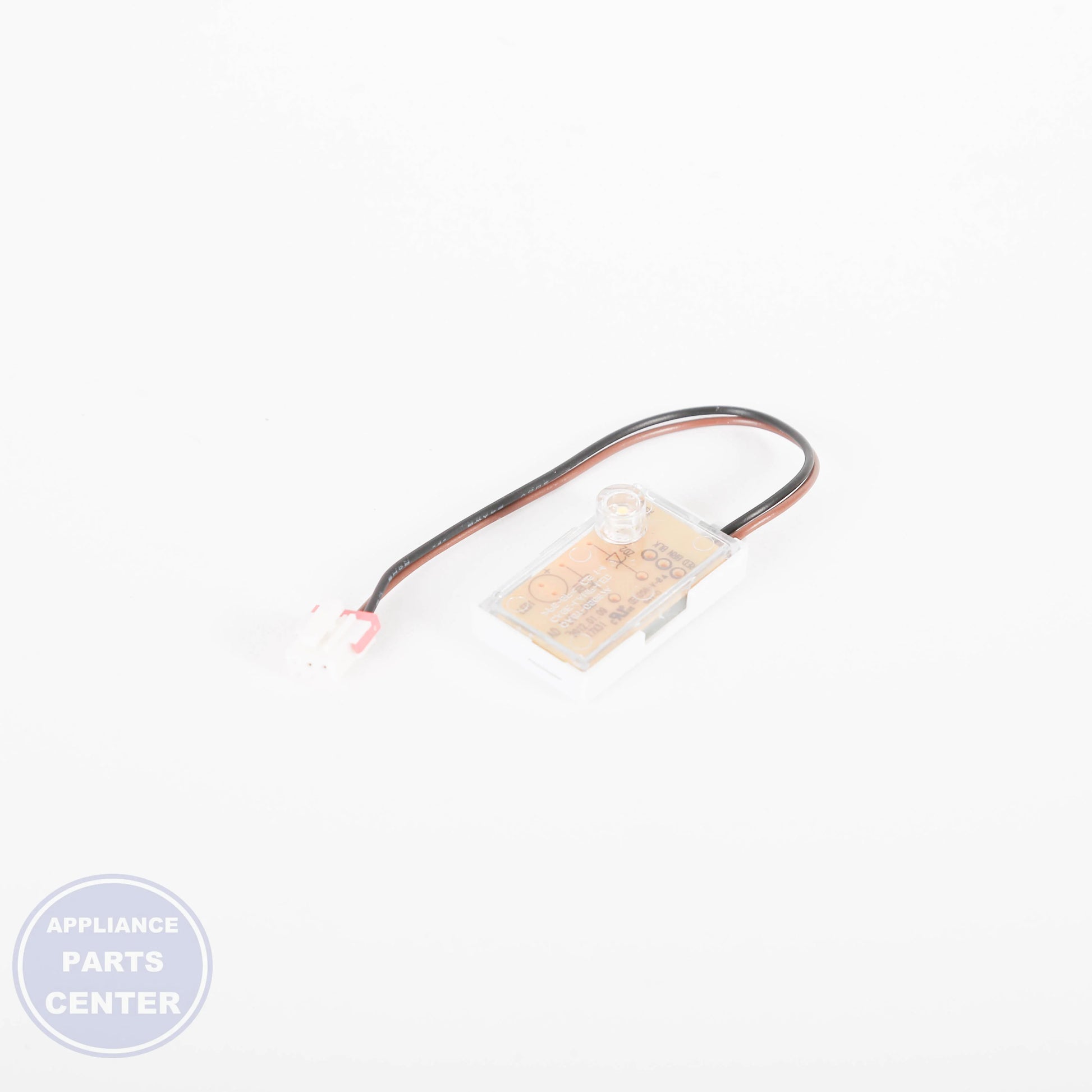 ASSY-LAMP DOOR;AW1-12,WHITE LED DA97-02847F - Side view with specific measurements/specs