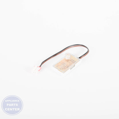 ASSY-LAMP DOOR;AW1-12,WHITE LED DA97-02847F - Side view with specific measurements/specs