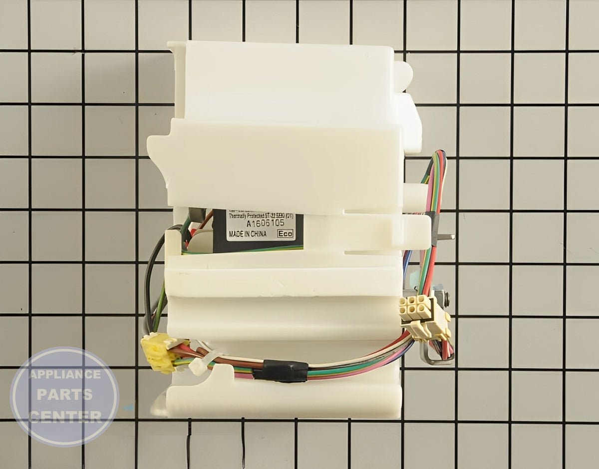 Auger Motor DA97-05246C - Side view with precise measurements