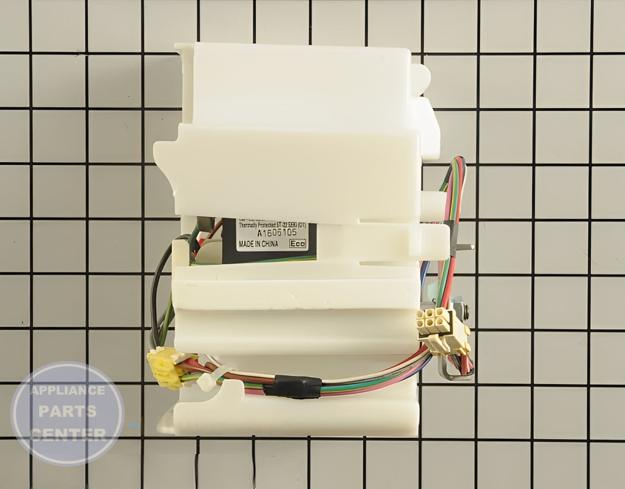 Auger Motor DA97-05246C - Side view with precise measurements