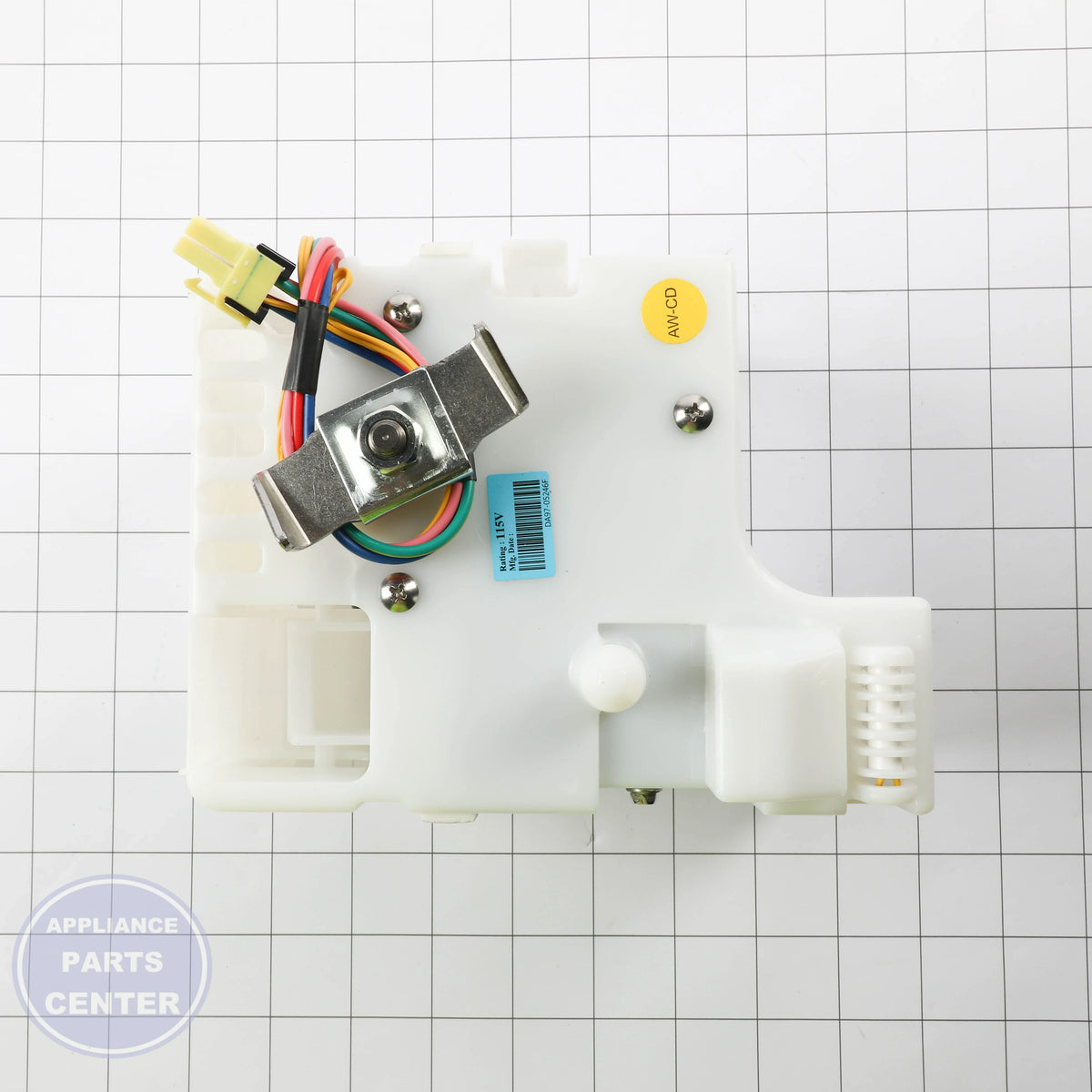 SAM ASSY CASE-AUGER MOTOR DA97-05246F - Installation in specific SAM model showing key mounting points