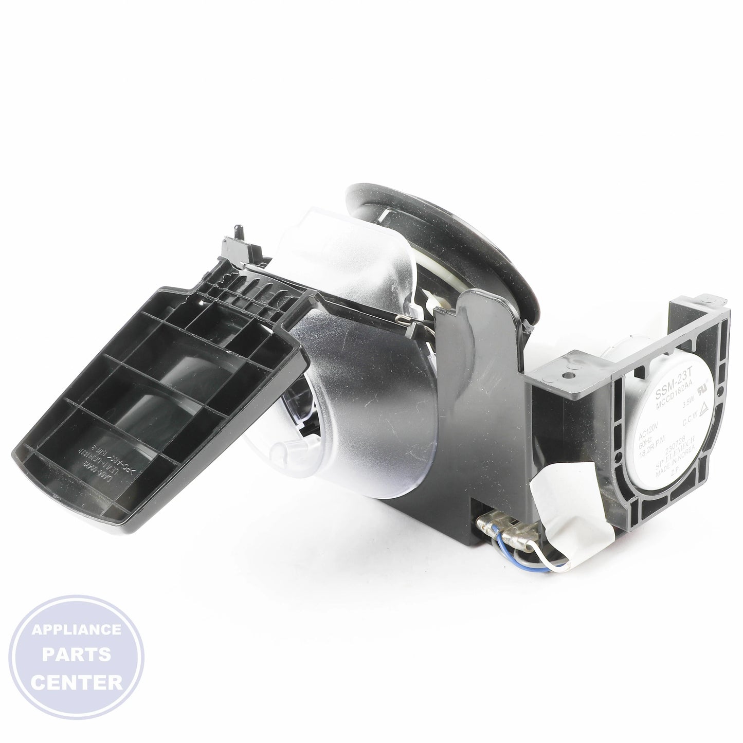 SAM ASSY CASE-ICE ROUTE DA97-05397Z - Installation in specific SAM model showing mounting points