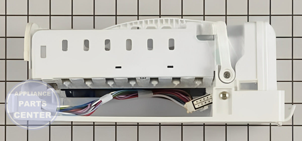 SAMSUNG REFRIGERATOR ICE MAKER DA97-05422A - Installation in specific model showcasing key mounting points