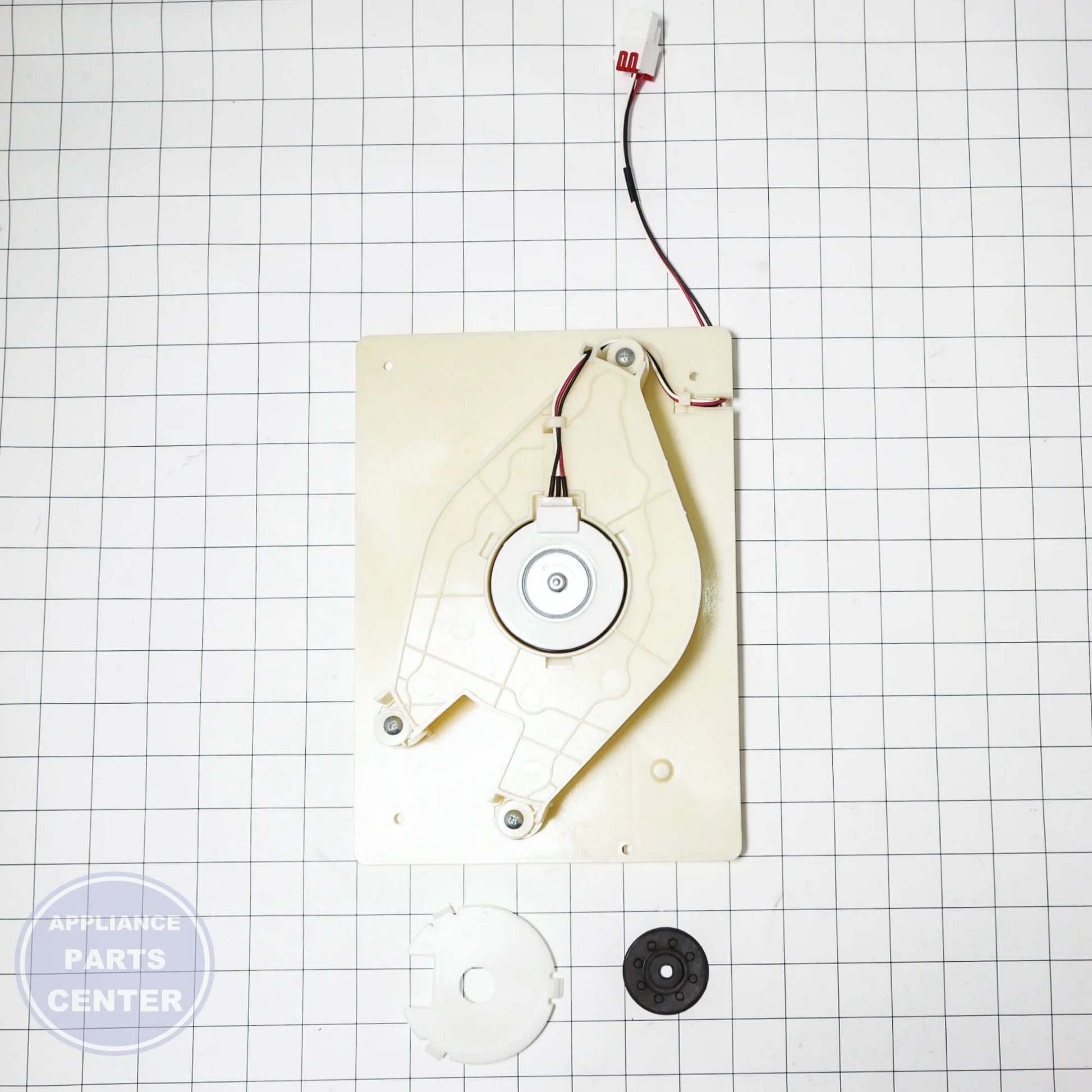 SAM ASSY MOTOR-FAN FRE;GUGGENHEIM,BLDC, 130. - Installation in specific model showcasing key mounting points