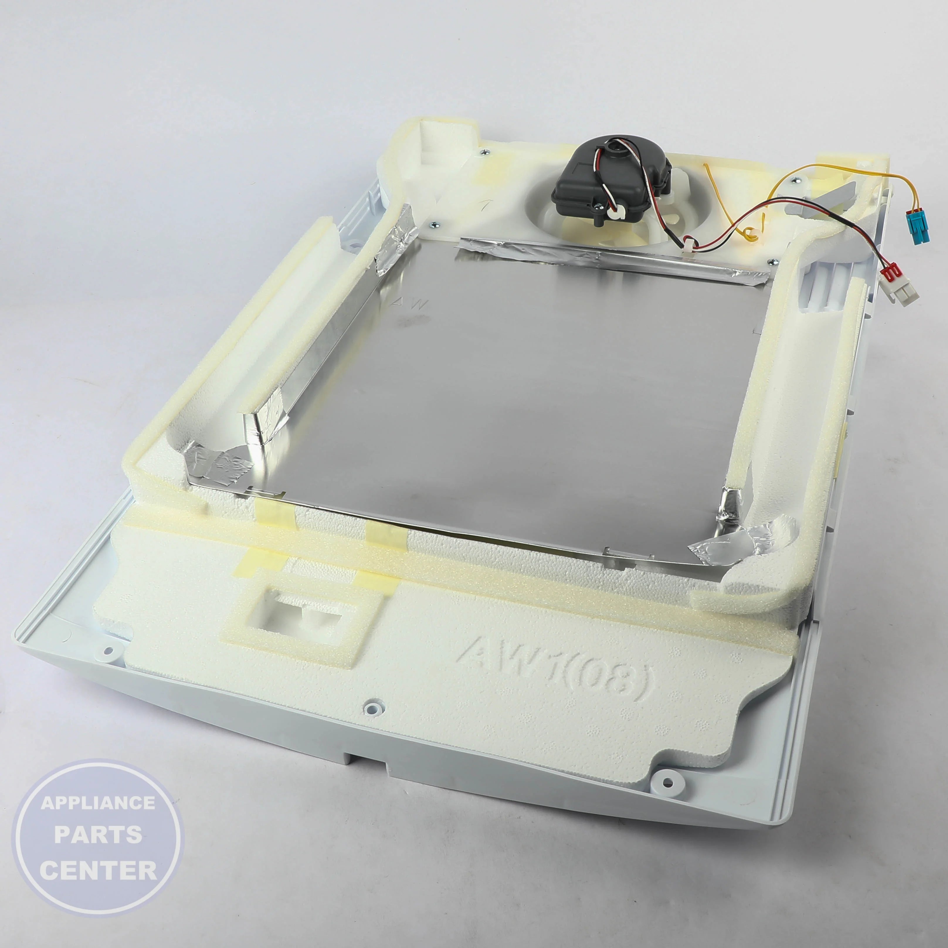 ASSY COVER-EVAP REF;AW-TRANSFORM,1 COLOR DA97-06197Q - Side view with airflow measurements