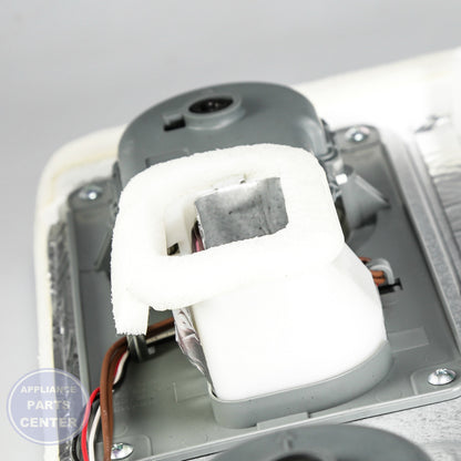 SAM ASSY COVER-EVAP FRE ICE;AW2 GE,NTR DA97-07818A - Installation in GE model showcasing key mounting points