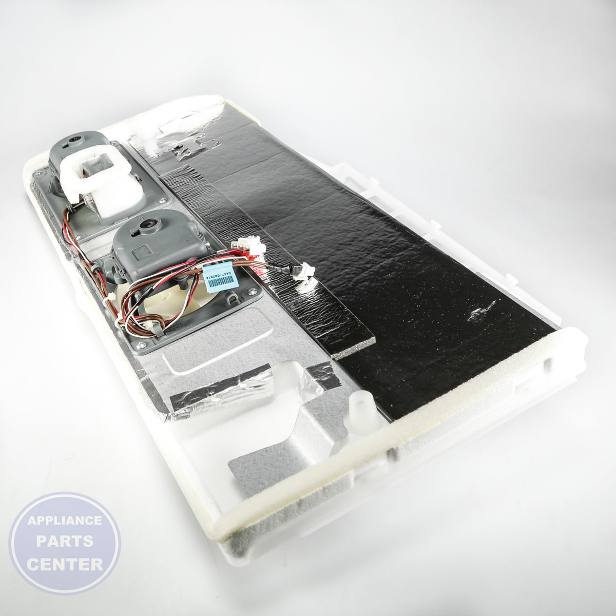 SAM ASSY COVER-EVAP FRE ICE;AW2 GE,NTR DA97-07818A - Installation in GE model showcasing key mounting points