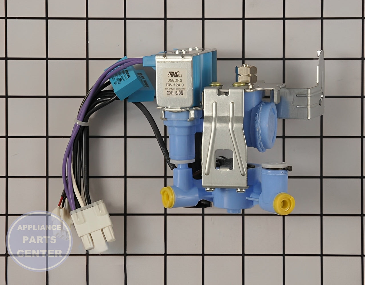 Samsung Refrigerator Water Inlet Fill Valve Assembly DA97-07827B - Main view showing valve & float for Samsung models
