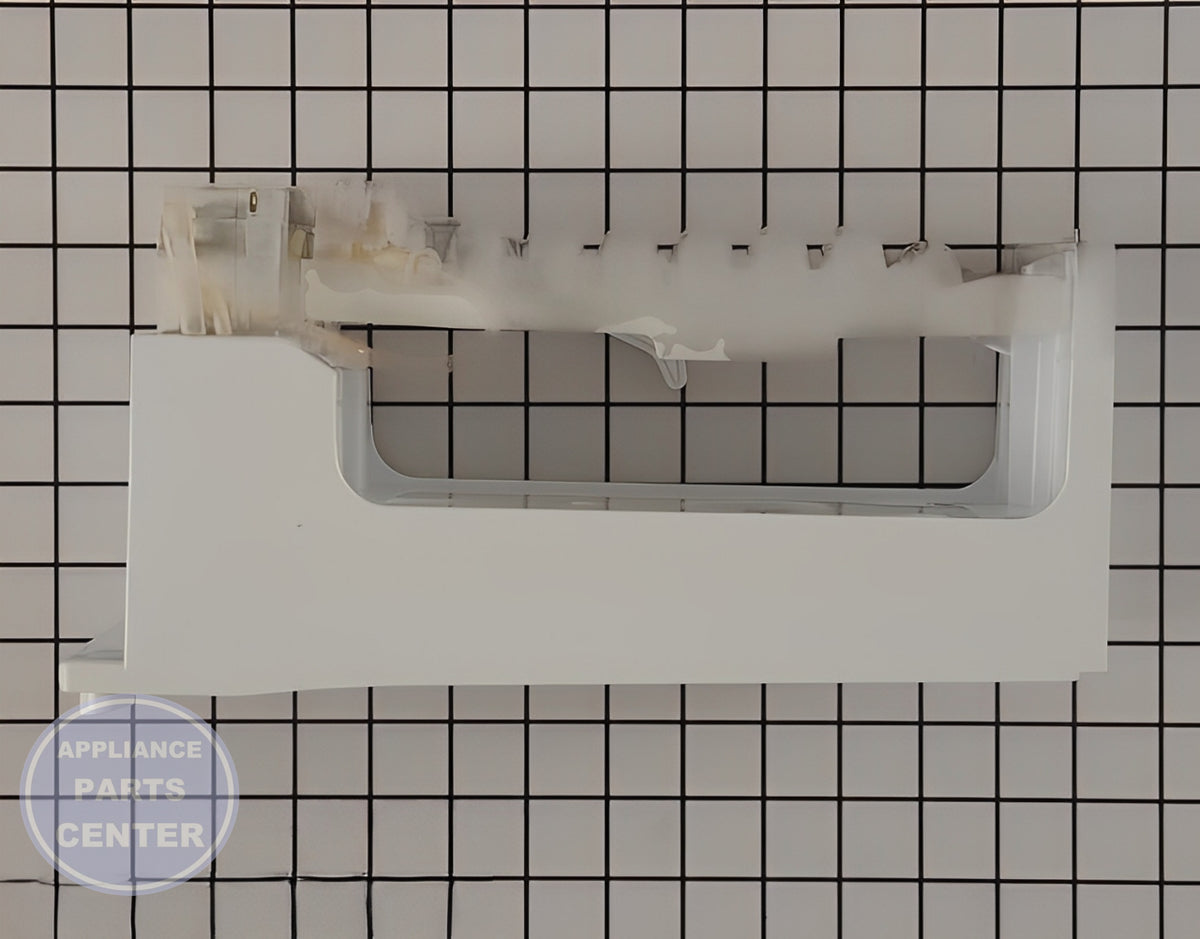 SAMSUNG REFRIGERATOR ICE MAKER ASSEMBLY DA97-08059A - Side view with 8 lbs ice production capacity