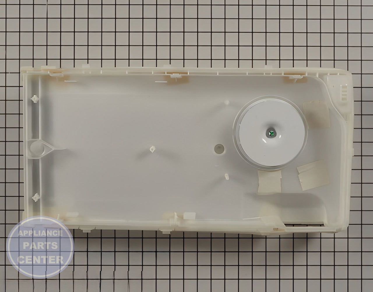 SAMSUNG REFRIGERATOR FREEZER EVAPORATOR FAN MOTOR AND COVER WHITE DA97-08061A - Detailed view of high-performance technical details