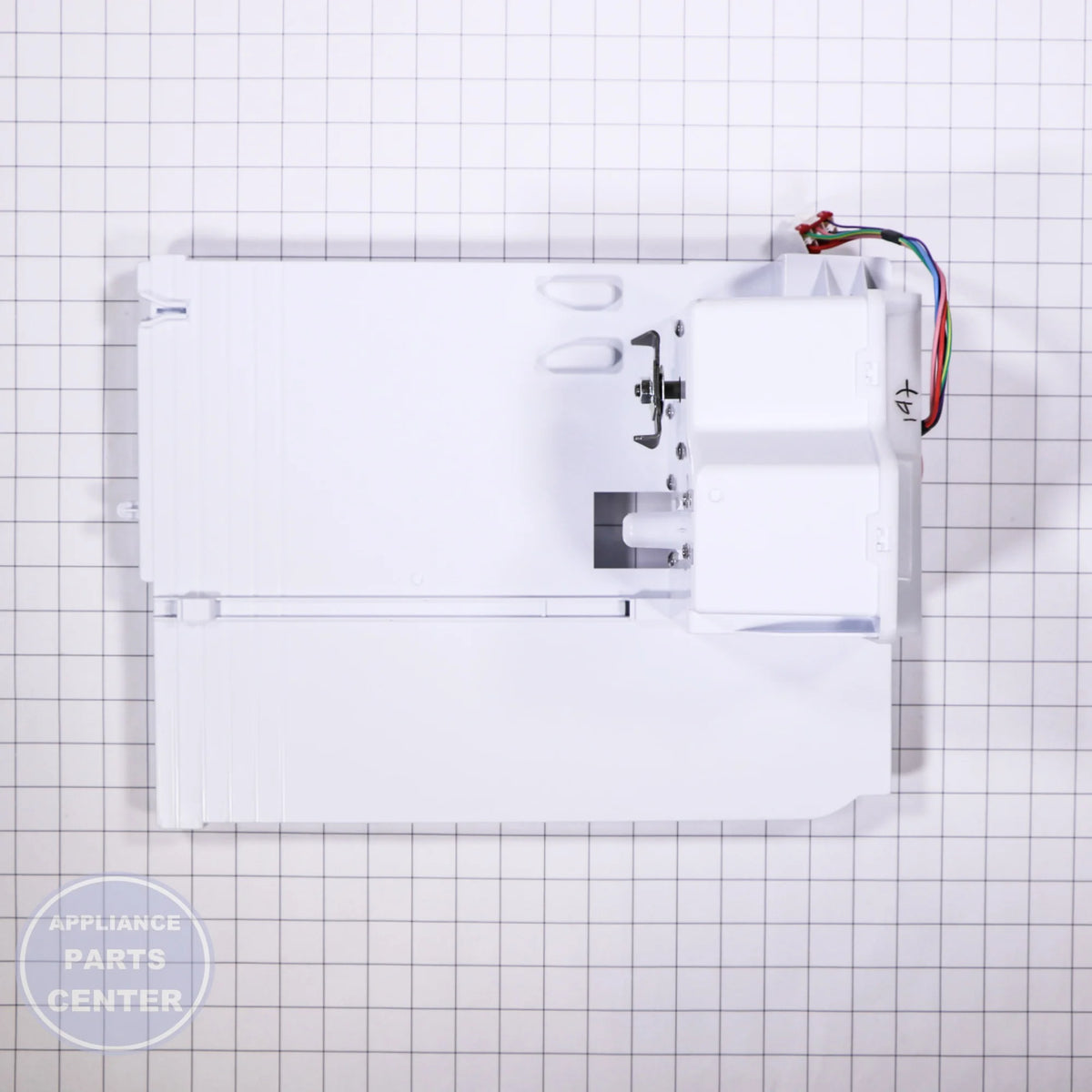 SAM ASSY CASE-AUGER MOTOR DA97-08241C - Installation in model SSEDA, highlighting mounting points