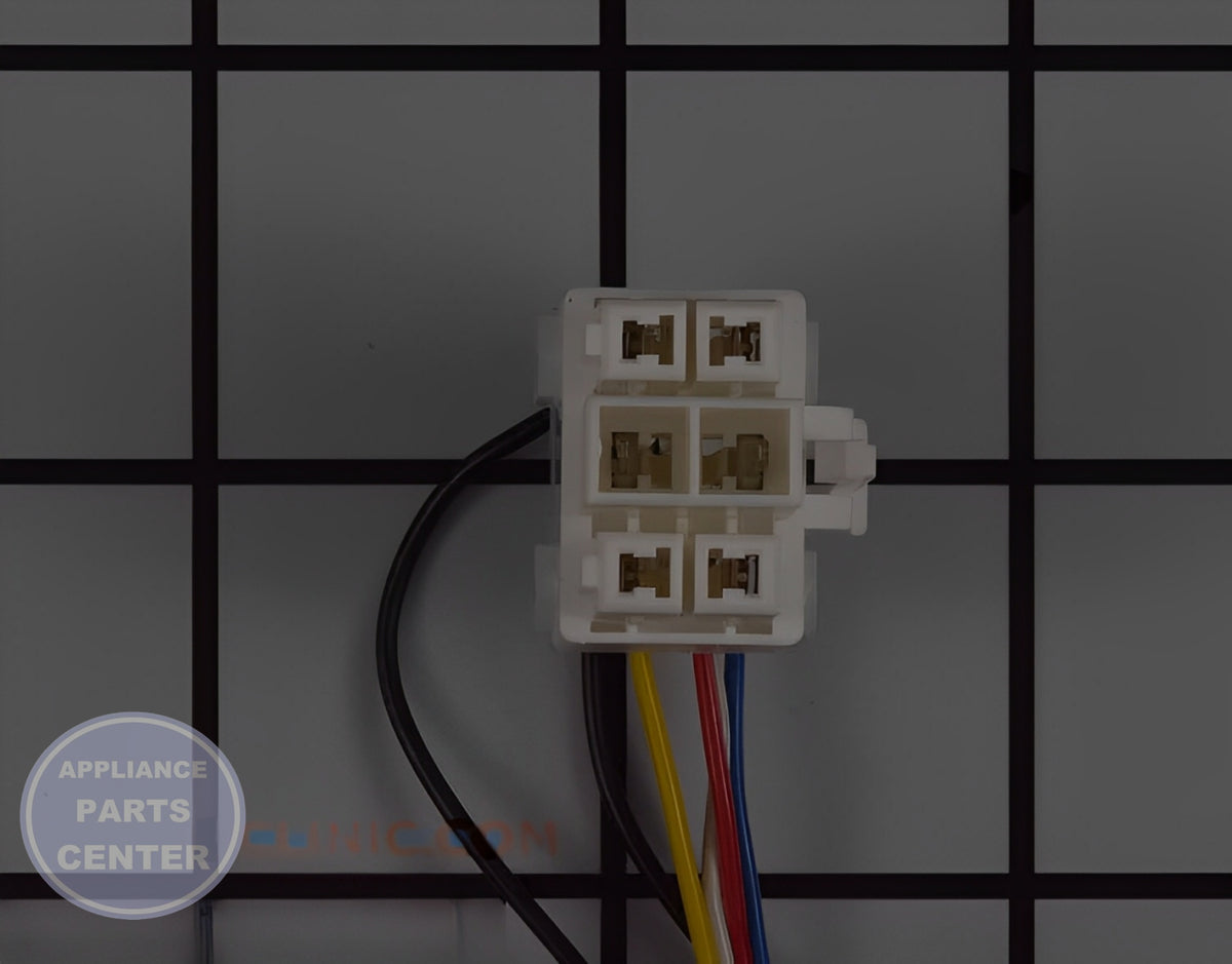 Samsung Refrigerator Damper Assembly DA97-08318B - Installation in specific Samsung model showing key mounting points