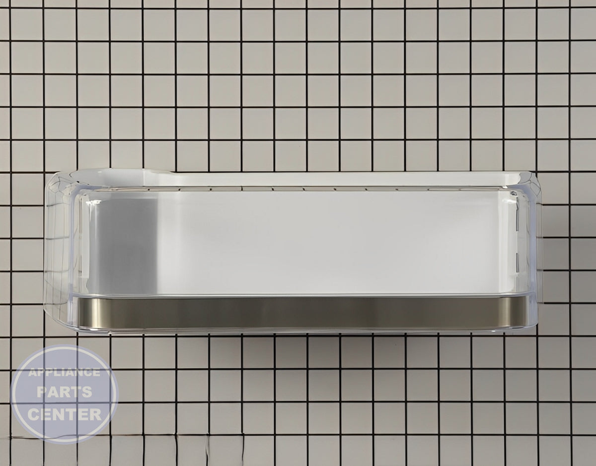 Door Shelf DA97-08400A - Detailed view of sturdy shelf design for Samsung fridges