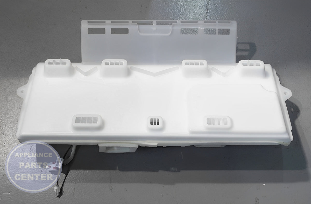 SAMSUNG REFRIGERATOR FREEZER EVAPORATOR COVER ASSEMBLY DA97-08434C - Detailed view of optimal airflow design