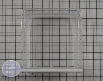 SAM Refrigerator ASSY CASE VEG-LEFT;AW3-14,ASSY DA97-08438D - Main view showing spacious vegetable storage for designated models