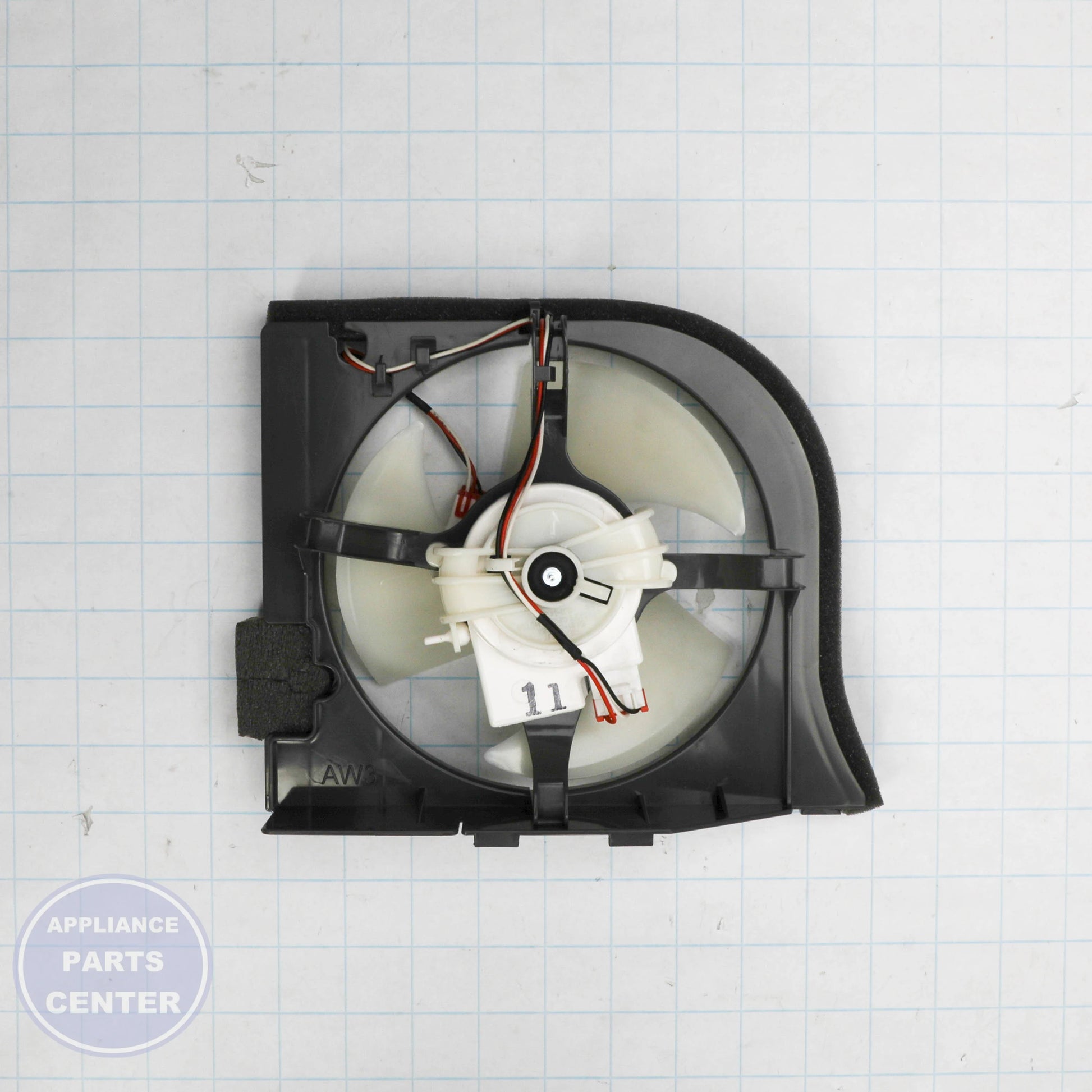 Samsung ASSY SUPPORT-CIRCUT MOTOR;POLARIS DA97-08462G - Installation in SAM Refrigerator showing key mounting points