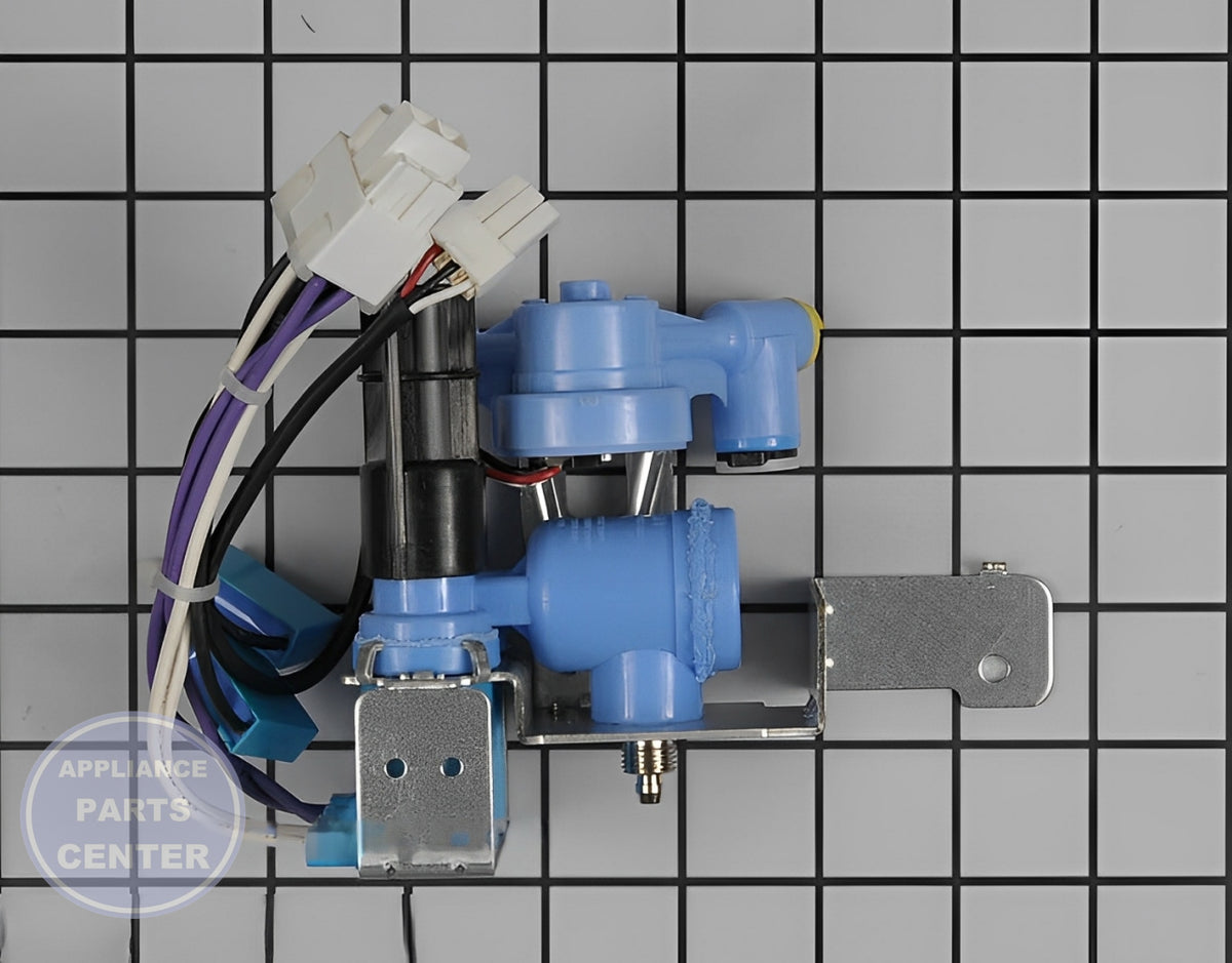 Kenmore Samsung Water Inlet Valve DA97-08587A - Installation in Kenmore model showing key mounting points