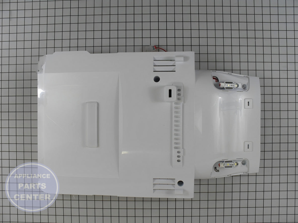 Samsung Refrigerator Cover Evaporator Assembly DA97-08724N - Detailed view of air circulation components