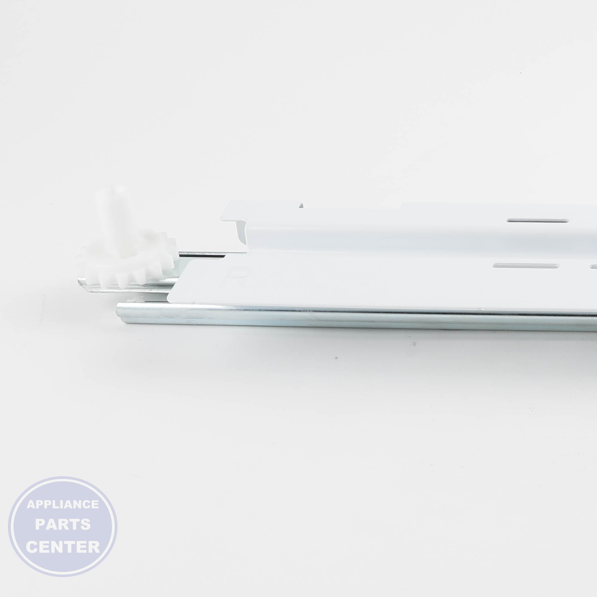 SAM ASSY RAIL SLIDE-LOW RIGHT DA97-10595E - Main view showing smooth movement for SAM refrigerator models