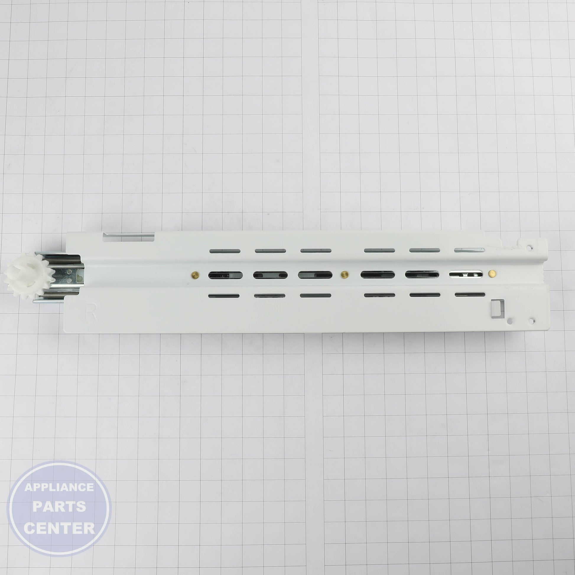 SAM ASSY RAIL SLIDE-LOW RIGHT DA97-10595E - Installation in SAM model revealing key mounting points