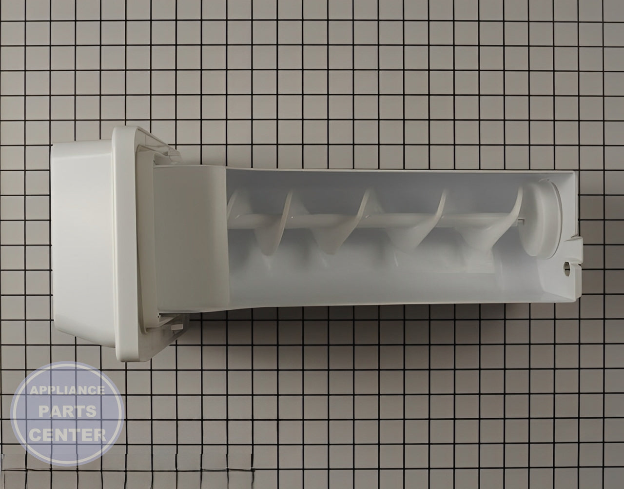 Samsung Ice Bucket Assembly DA97-10609A - Main view showing 5 lbs ice storage capacity for Samsung Refrigerator models