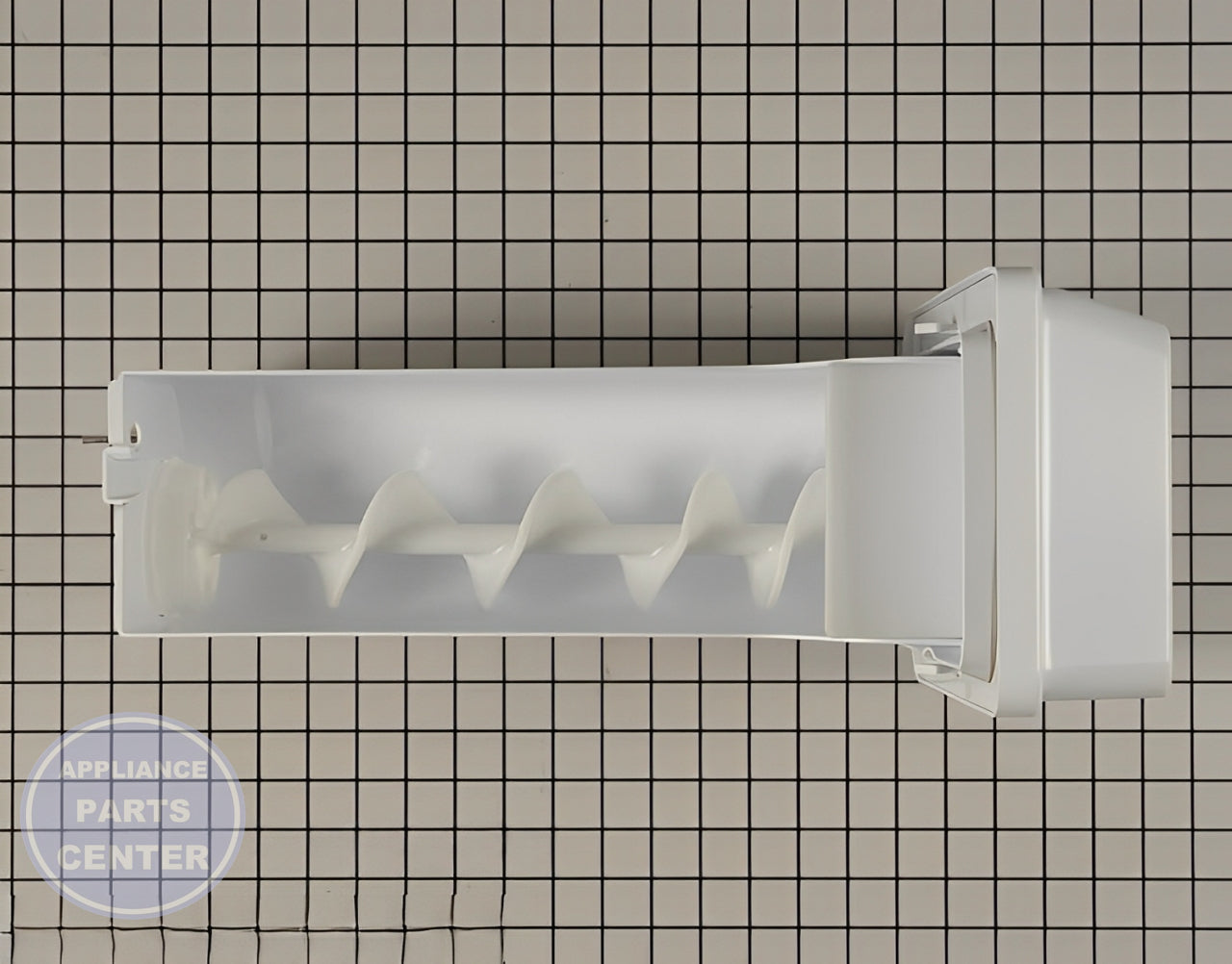 Samsung Refrigerator Freezer Ice Maker Bucket Bin Tray Assembly DA97-11117A - Main view showing ice storage capacity for specific models