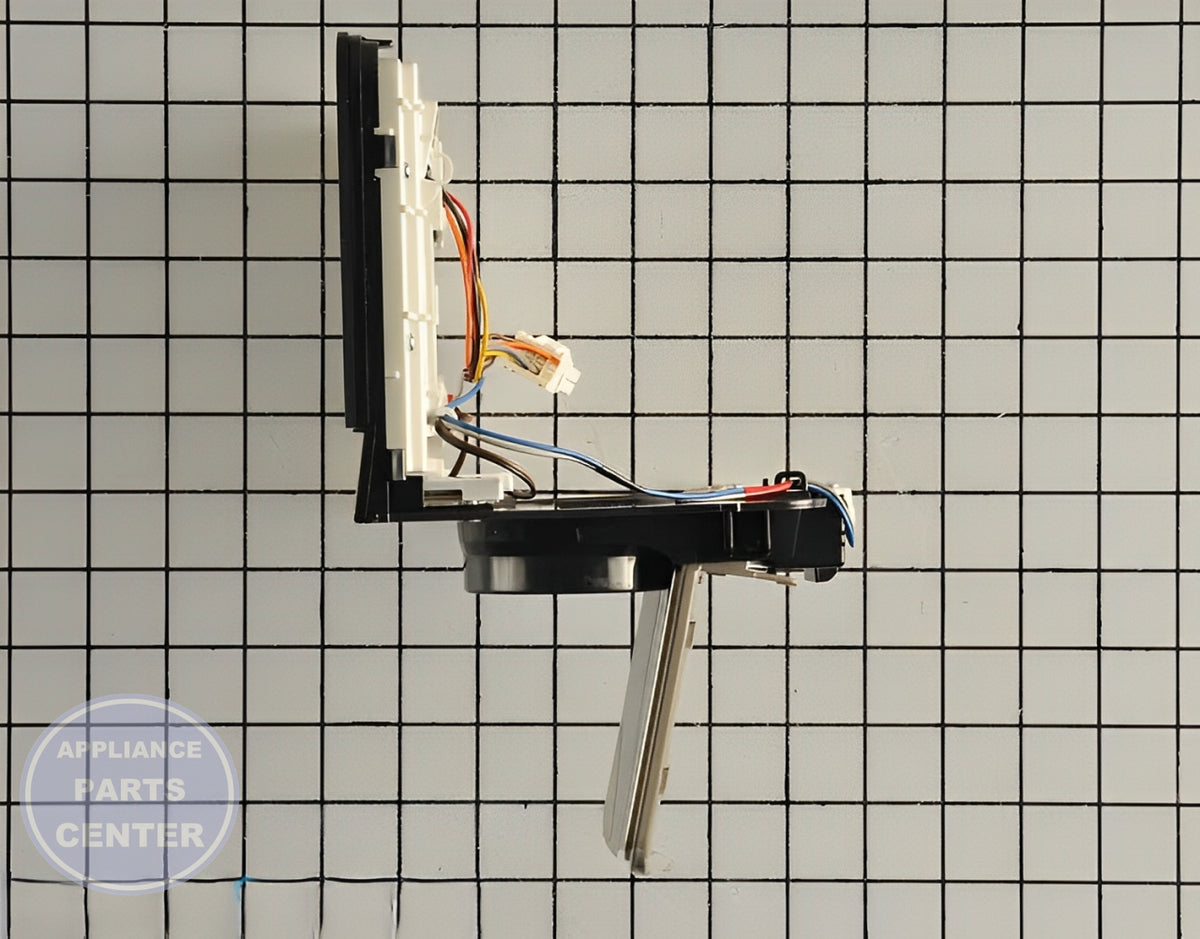 Samsung Refrigerator Assembly Cover Dispenser DA97-11332S - Installation in Samsung model showing key mounting points