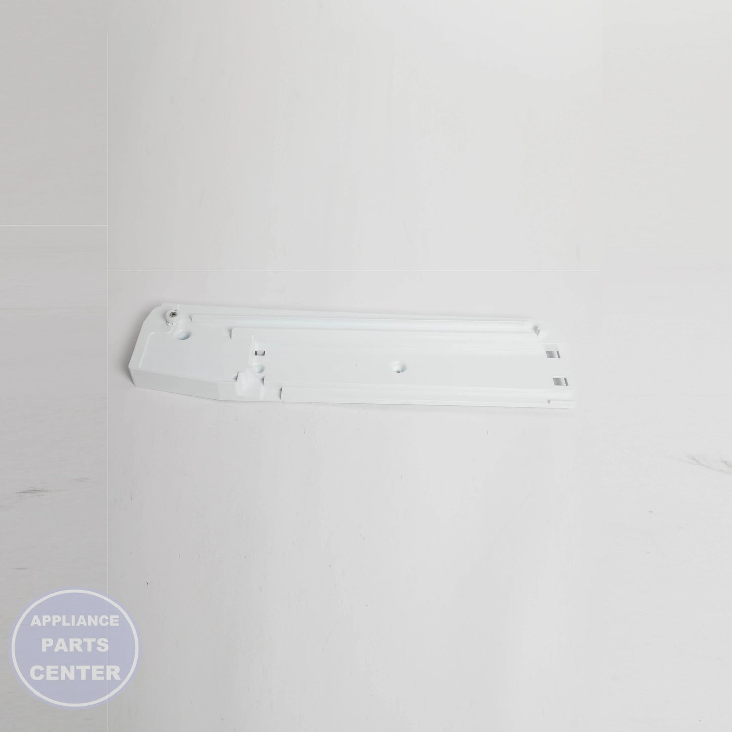 ASSY COVER RAIL PANTRY-RIGHT;AW2 FACE LI DA97-11542L - Side view with precise measurements