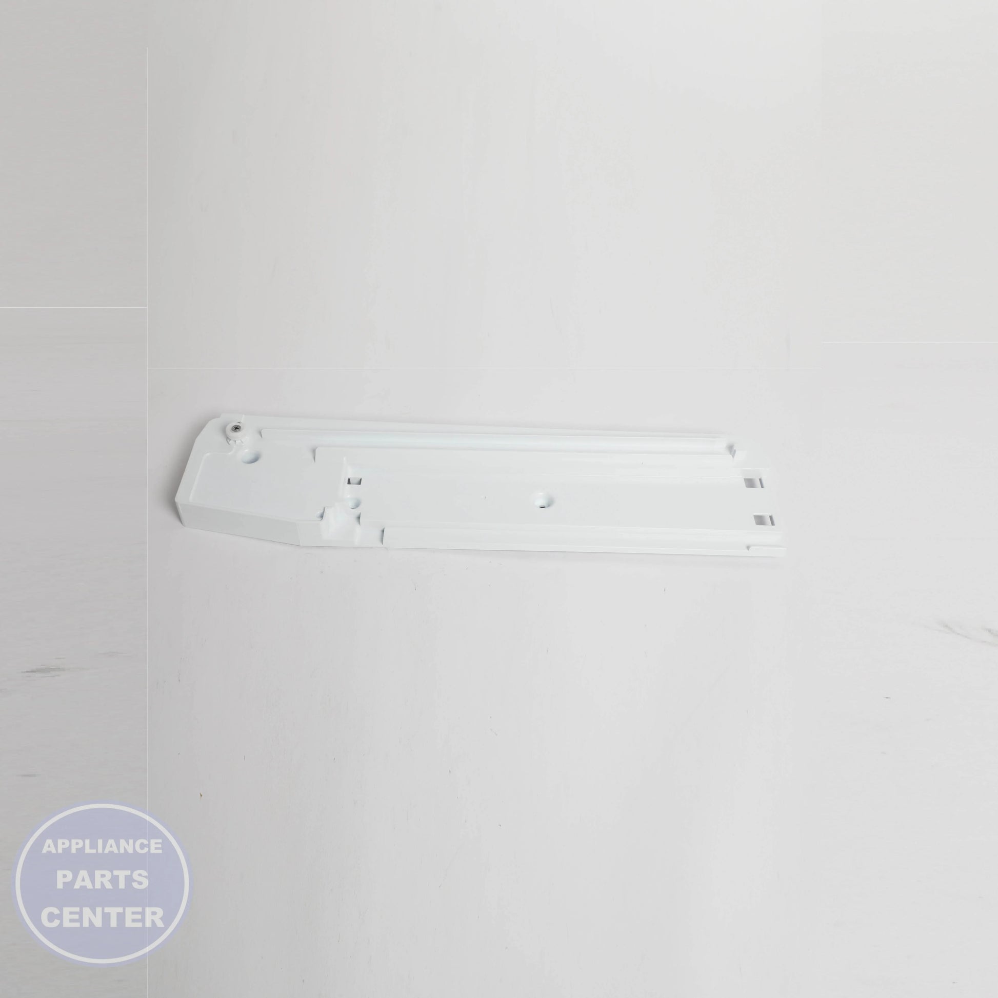 ASSY COVER RAIL PANTRY-RIGHT;AW2 FACE LI DA97-11542L - Side view with precise measurements