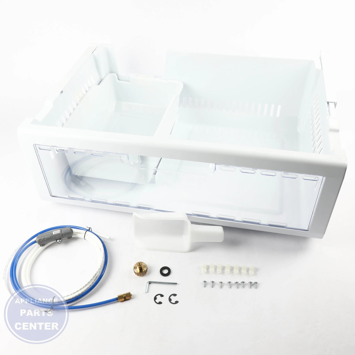 ASSY TRAY-FRE UP;NW2-FDR,21CU.FT,GLOBAL, DA97-11590B - Side view with 20 lbs weight capacity