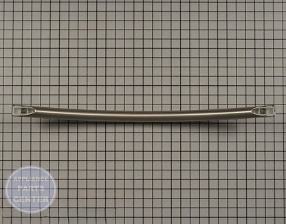ASSY HANDLE BAR-FRE;NW2_FDR,AL,REAL-STAI DA97-11801C - Detailed view of real stainless steel finish