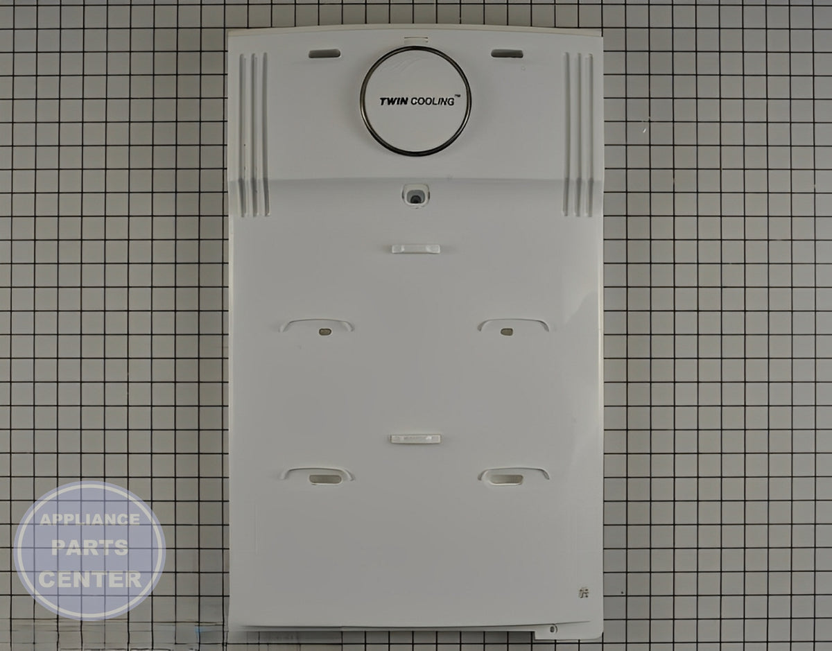 Samsung Refrigerator White Freezer Evaporator Cover Assembly DA97-11823A - Main view showing efficient cooling for compatible Samsung models