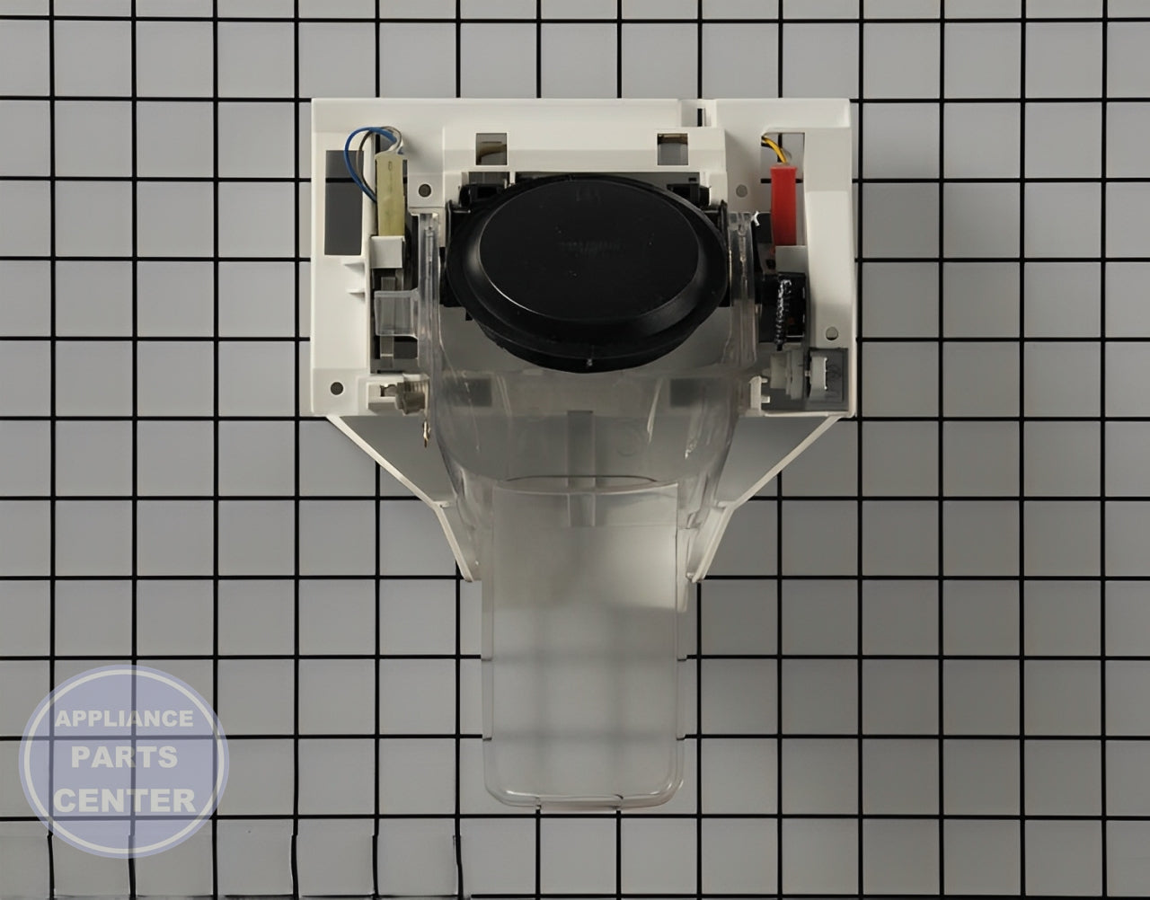 Dispenser DA97-12095B - Side view with precise 10 x 5 x 3 inches measurements