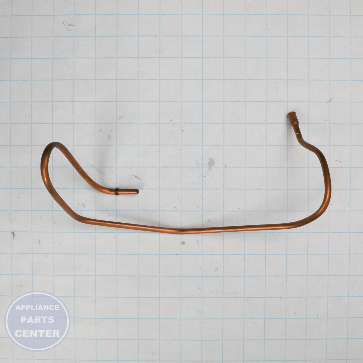 ASSY PIPE CONNECT-SUCTION;AW-PJT,NO MUFF DA97-12410A - Side view with specific measurements