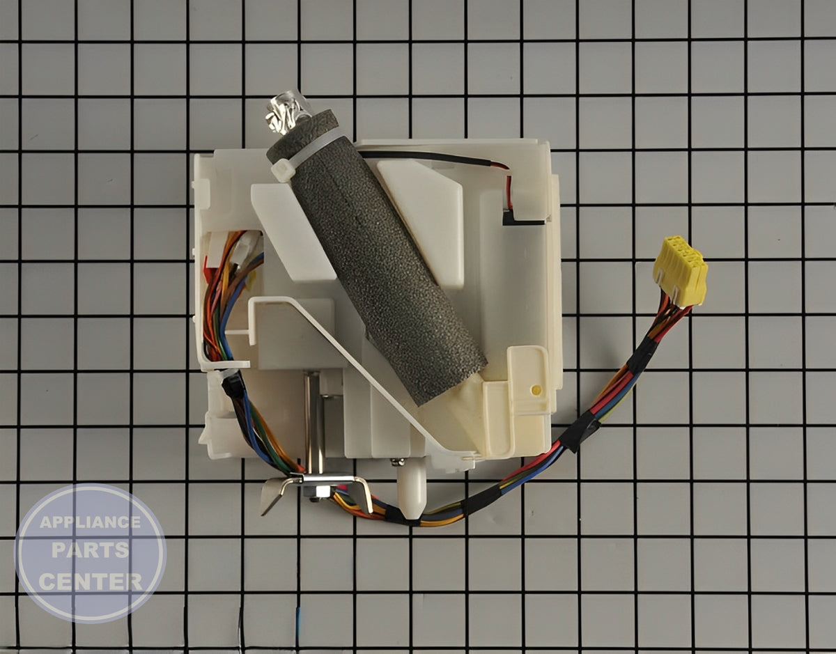 Samsung Refrigerator Ice Maker Auger Motor Case Assembly DA97-12540G - Installation in SMG Refrigerator showing key mounting points