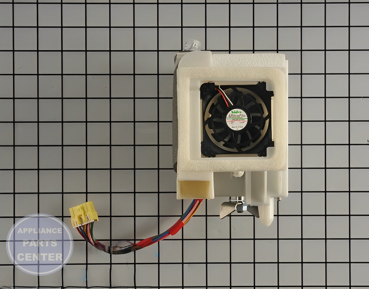 SAMSUNG REFRIGERATOR AUGER MOTOR CASE ASSEMBLY DA97-12540K - Main view showing durable motor for SMG models
