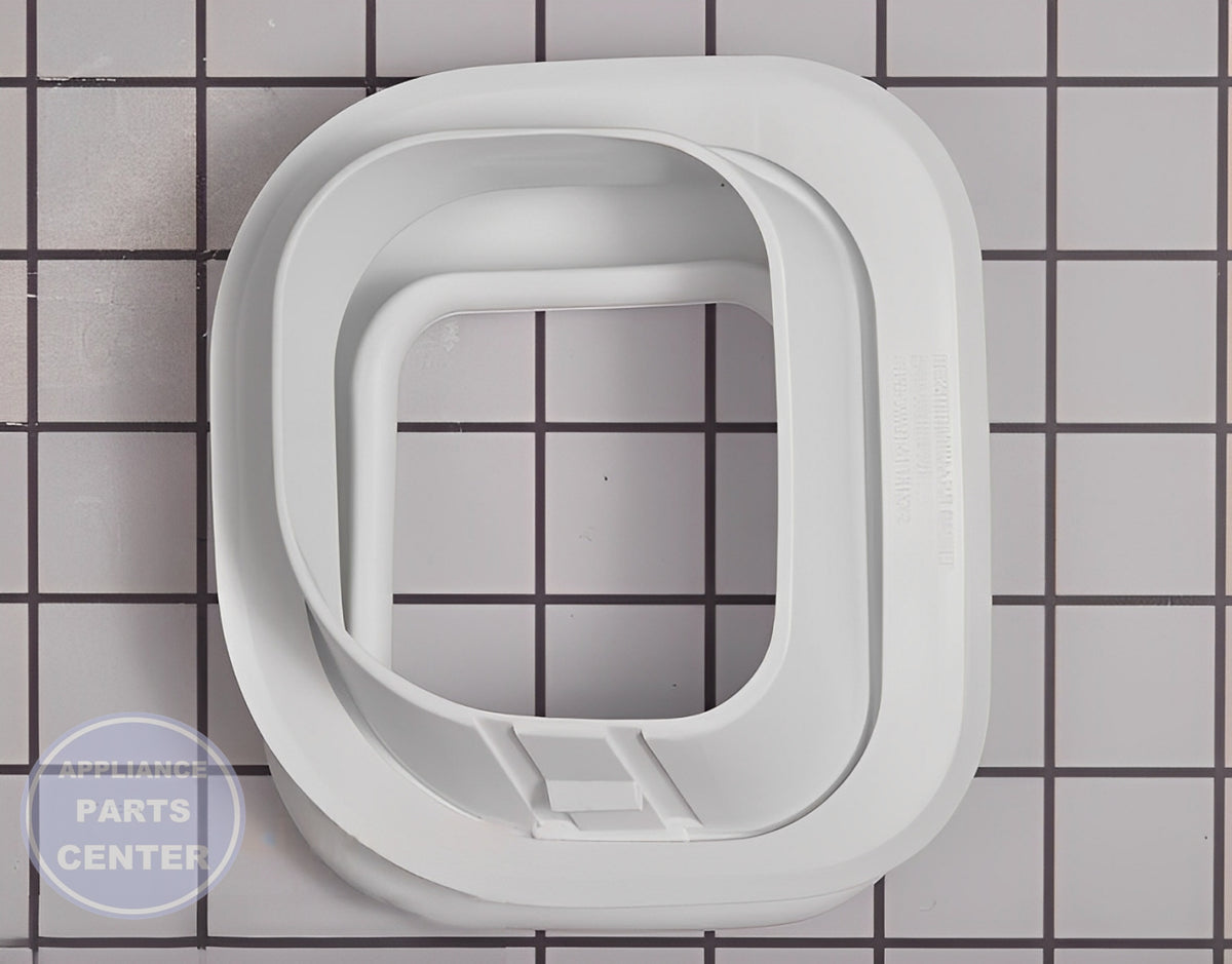 SAMSUNG REFRIGERATOR ICE CHUTE CAP ASSEMBLY DA97-12594A - Detailed view of high-quality materials