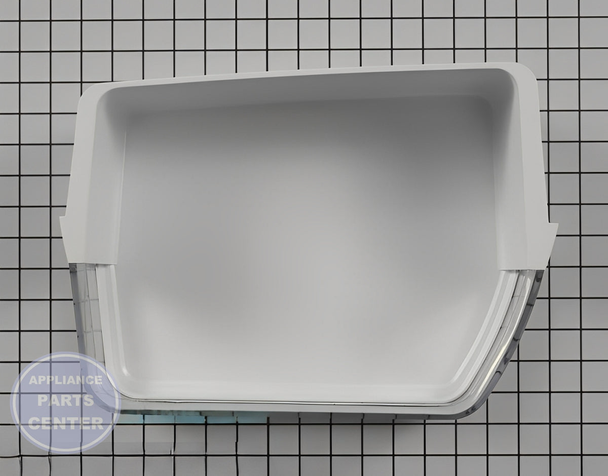 SAMSUNG REFRIGERATOR DOOR BIN SHELF ASSEMBLY GUARD DA97-12627A - Main view showing sturdy support for SMG Refrigerators
