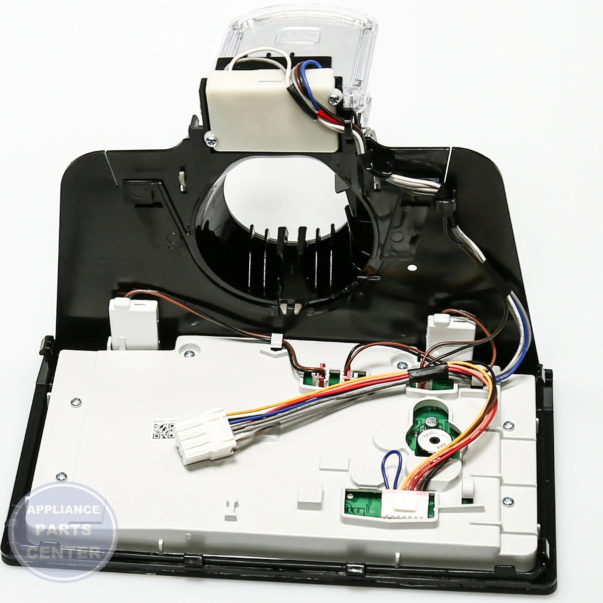 ASSY COVER DISPENSER;AW4,EBONY BLACK(BLA - Side view with precise measurements
