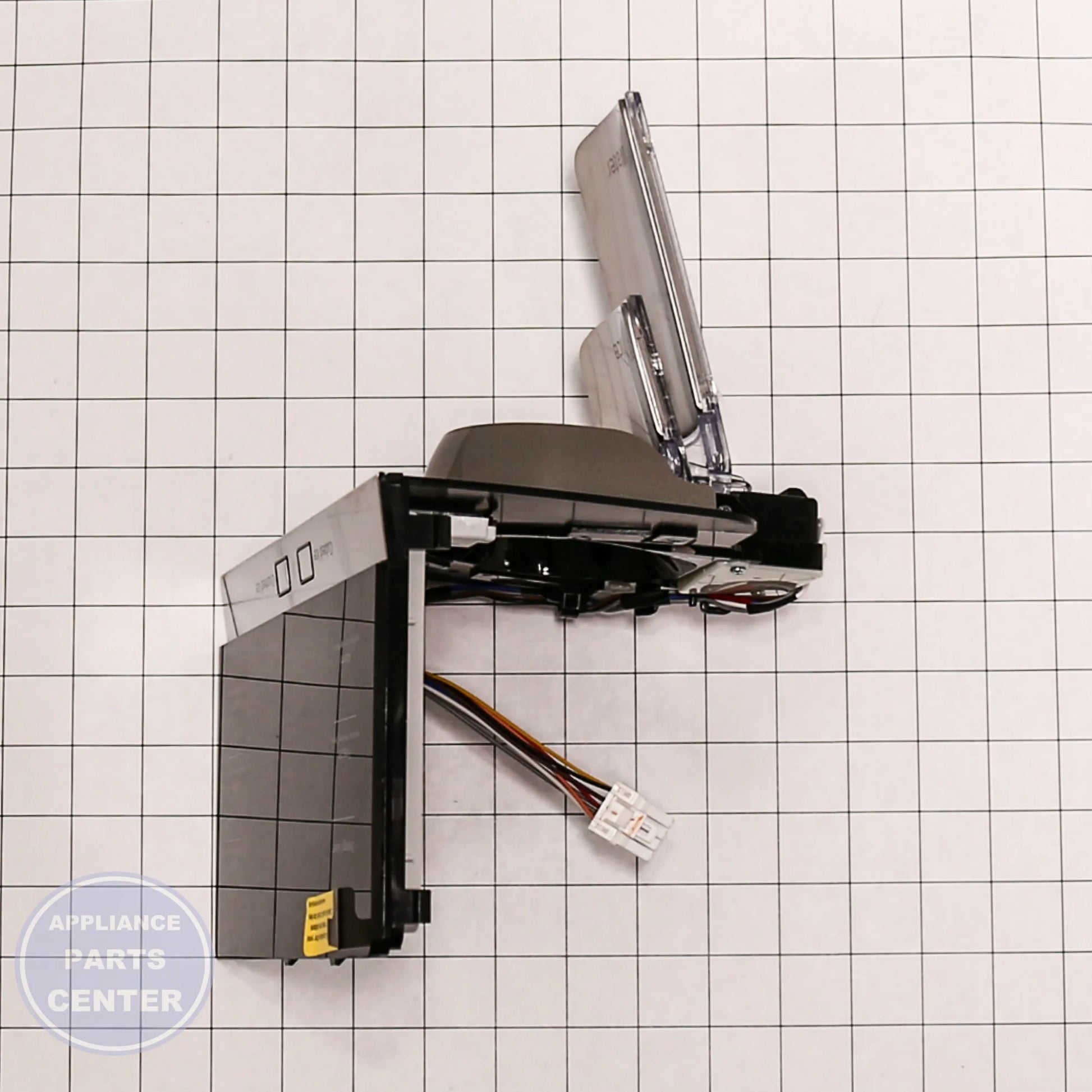 SAM Refrigerator ASSY COVER DISPENSER;AW4,EBONY BLACK(BLA - Installation in specific model, highlighting mounting points