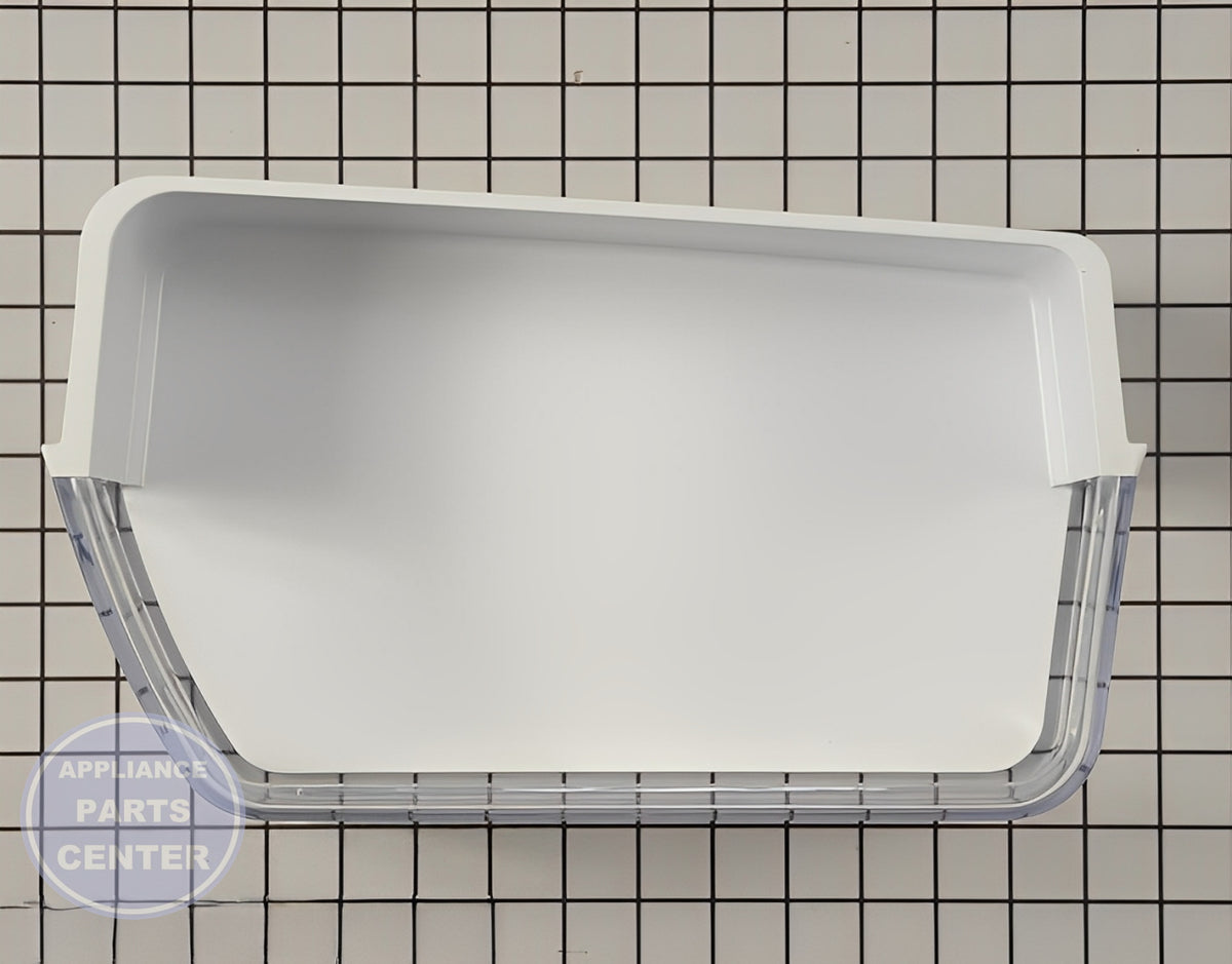 SAMSUNG REFRIGERATOR DOOR BIN GUARD ASSEMBLY DA97-12657A - Main view showing sturdy shelf support for specific models