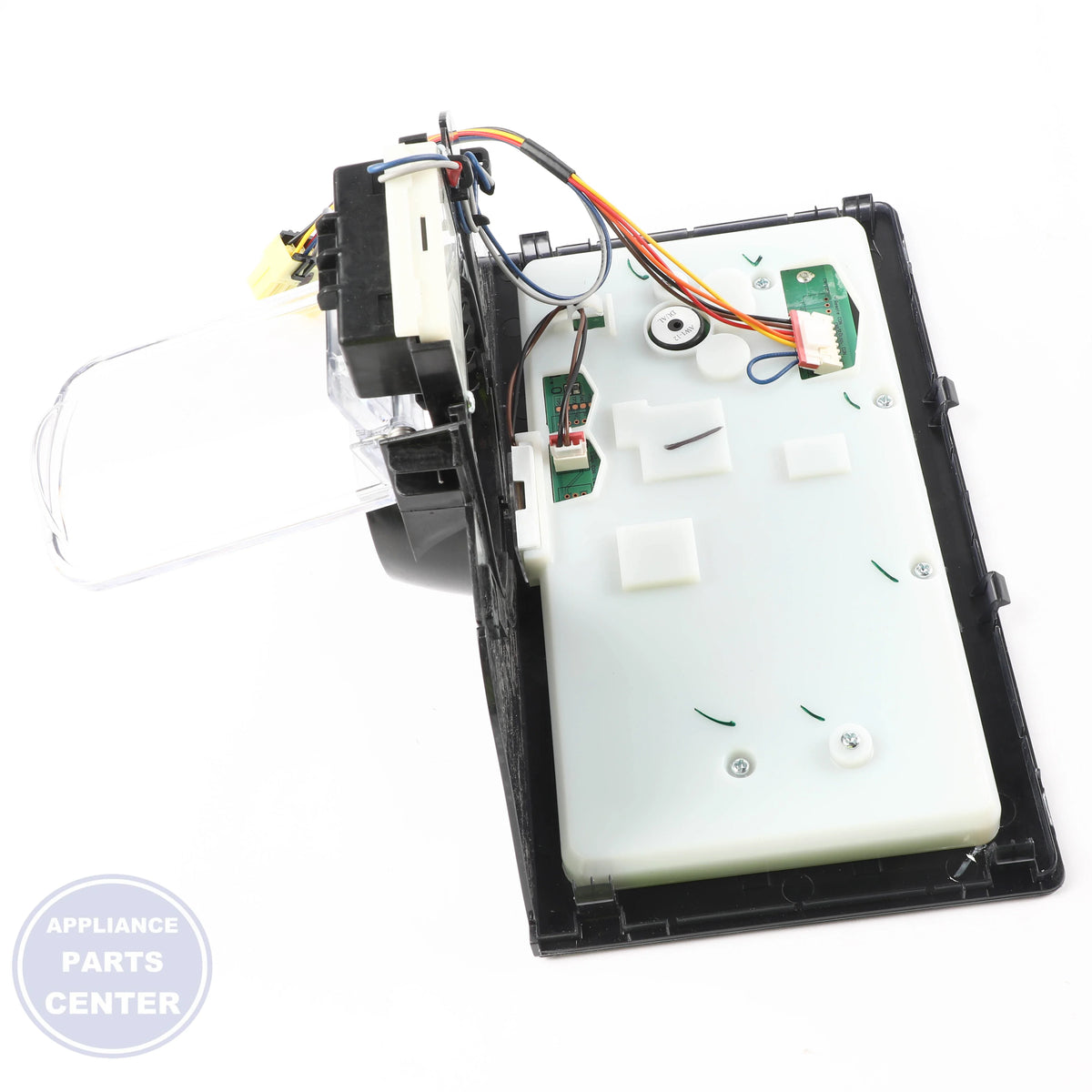 ASSY COVER DISPENSER;AW1-12,BLACK,12 PIN - Side view with precise engineering specs