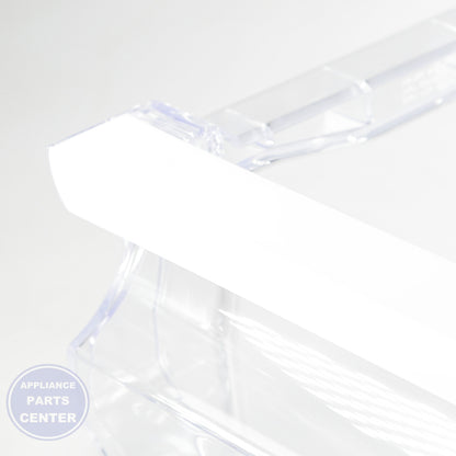 ASSY CASE VEG-RIGHT;AW4,ASSY DA97-12686F - Side view with precise fit measurements