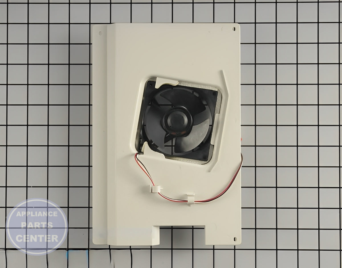 SAMSUNG REFRIGERATOR EVAPORATOR FAN MOTOR ASSEMBLY DA97-12815B - Detailed view of high-quality technical specifications